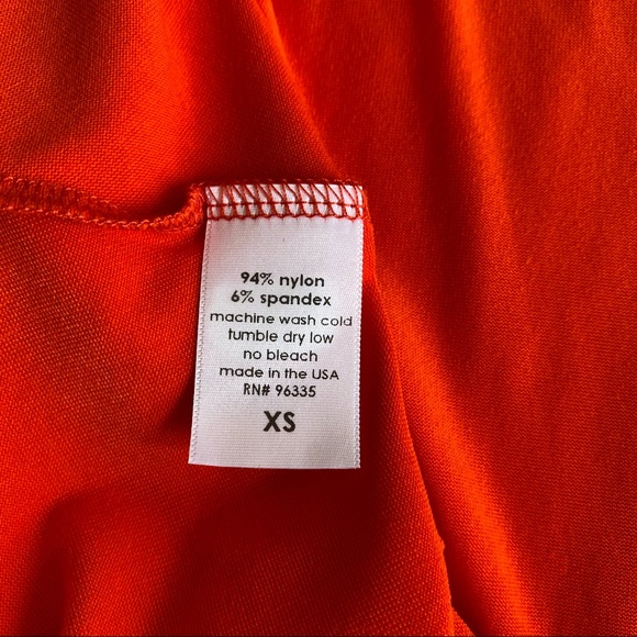 Susana Monaco Sunset Orange Flutter top Mini Dress - Picture 7 of 10